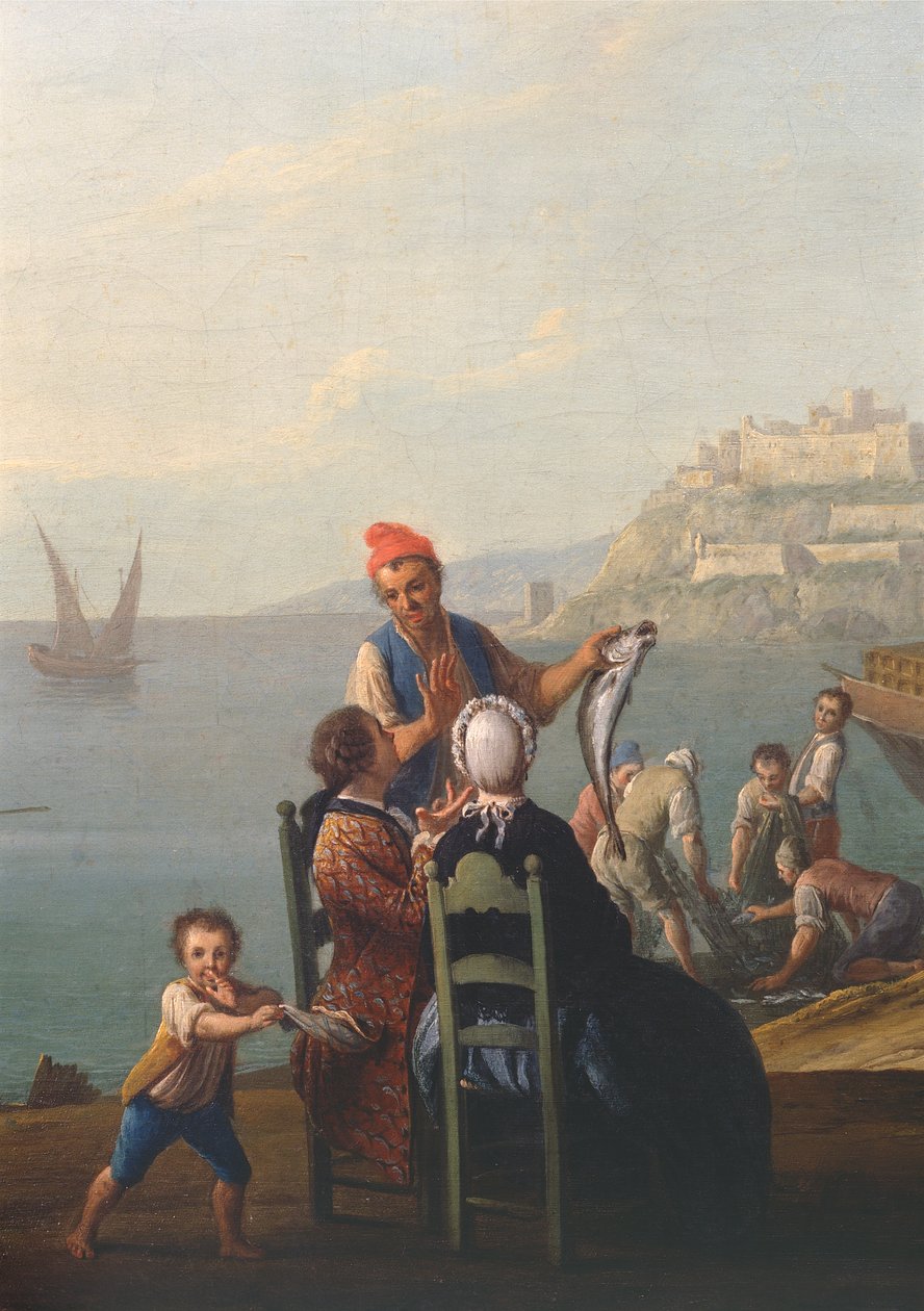 Pescivendolo (dettaglio) da Pietro Fabris