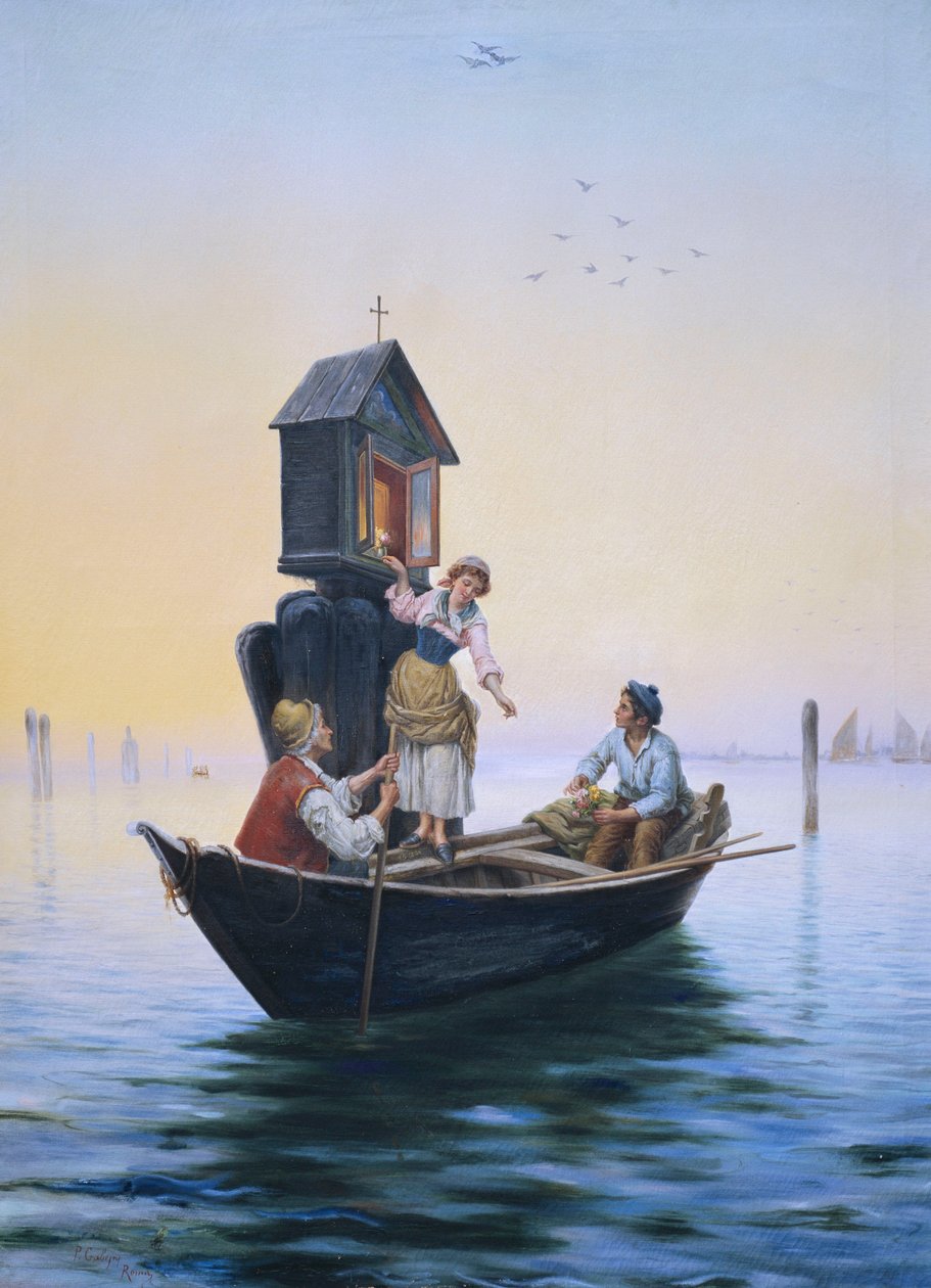 Presso un santuario veneziano da Pietro Gabrini