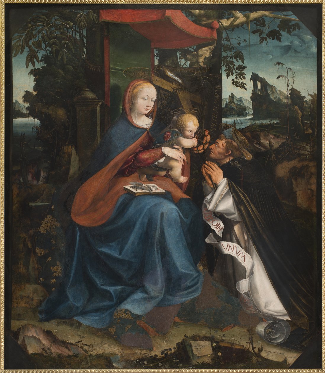 Madonna col Bambino e San Pietro Martire da Pietro Grammorseo