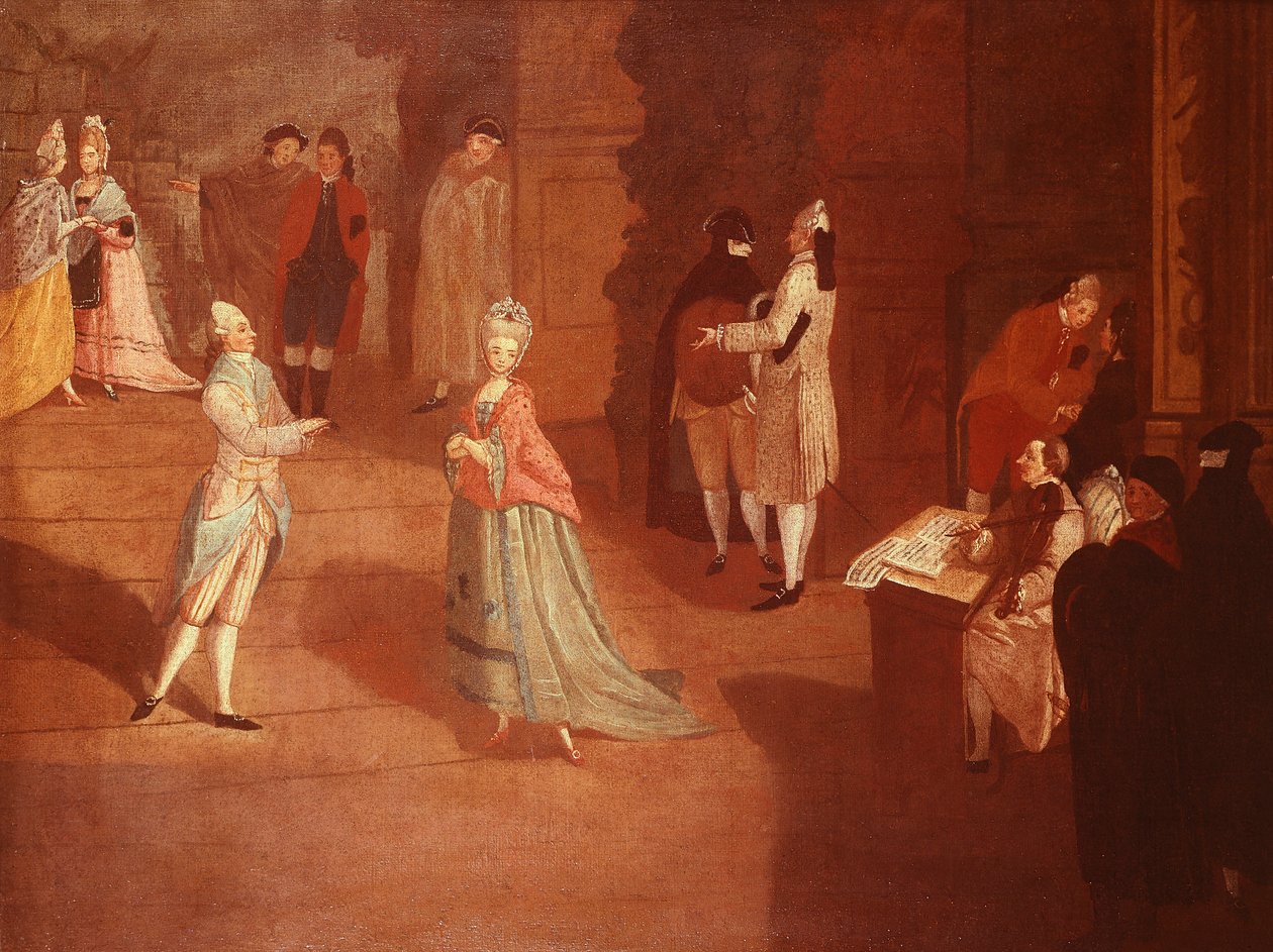 Prova di danza da Pietro Longhi