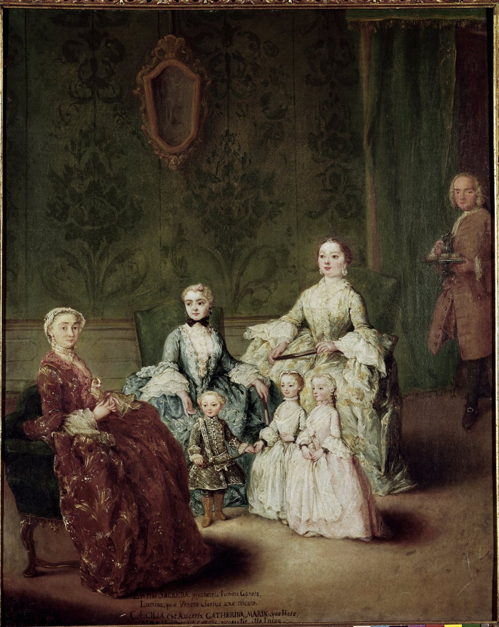 Ritratto della famiglia Sagredo da Pietro Longhi
