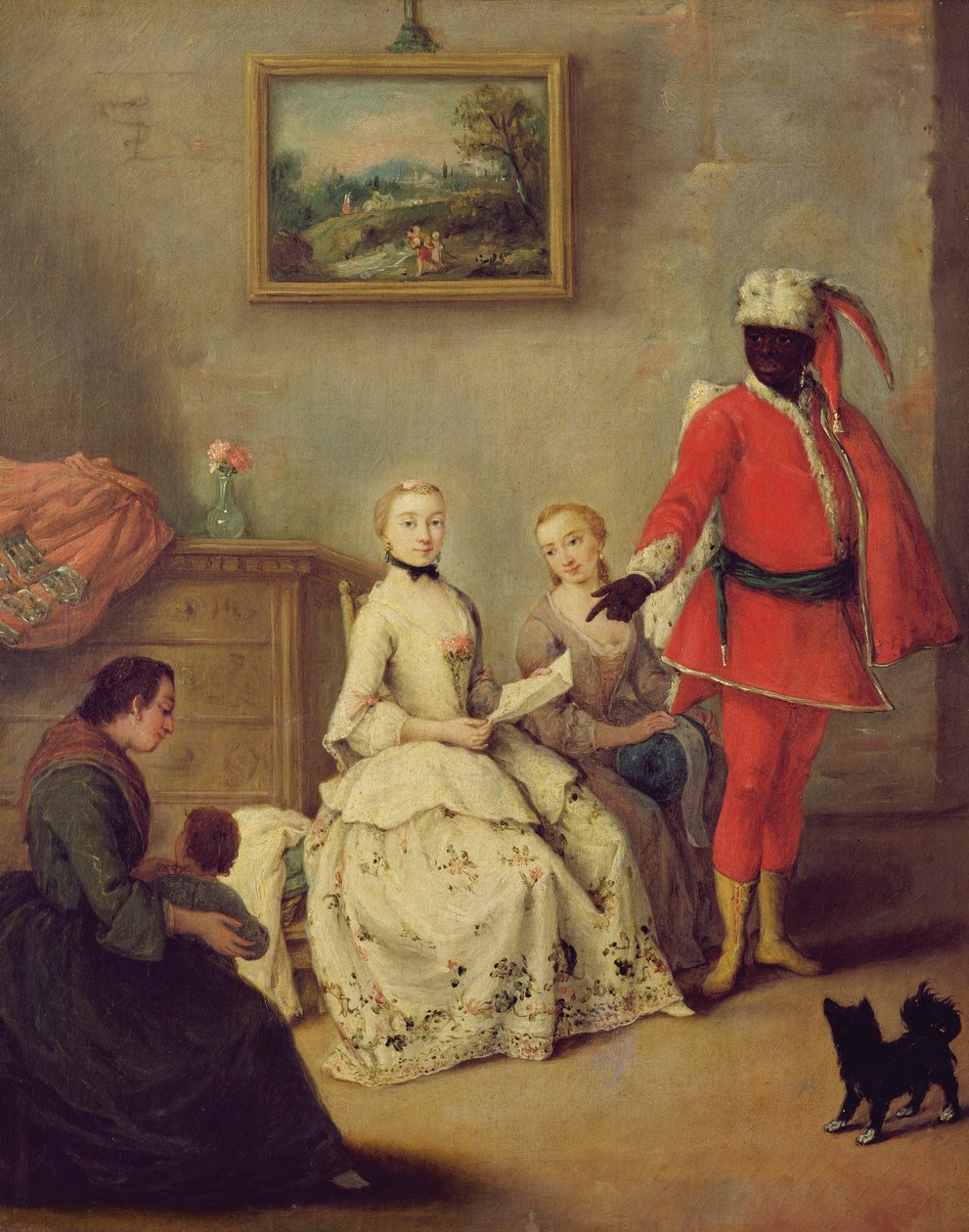 La lettera del Moro (post restauro) da Pietro Longhi