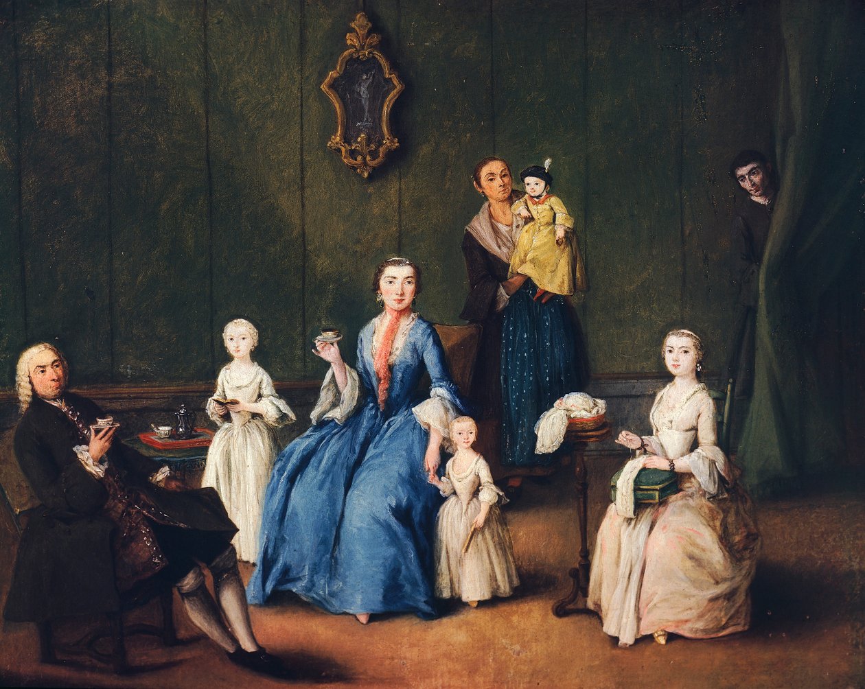 Famiglia veneziana, di Pietro Longhi (1701-1785) da Pietro Longhi