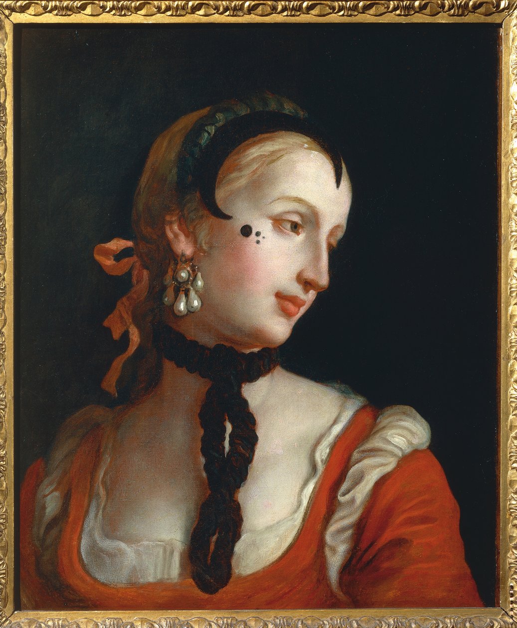 Venezia: Donna con neo da Pietro Longhi