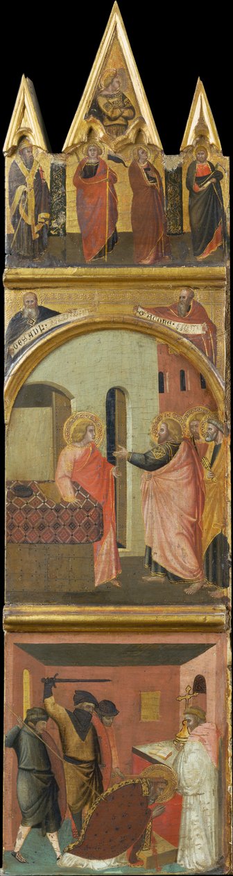 Berufung und Martyrium des Heiligen Matthäus da Pietro Lorenzetti