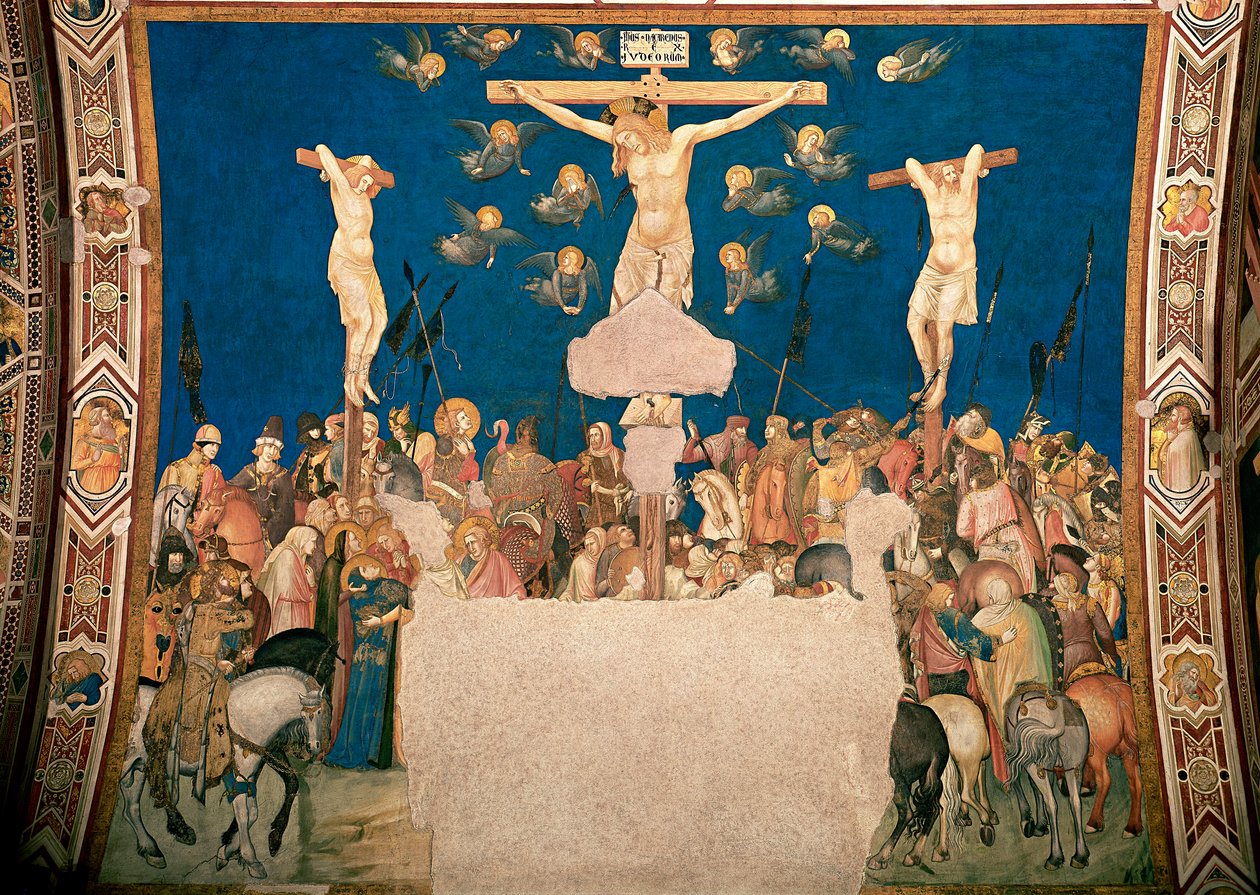 Crocifissione. Affresco di Pietro Lorenzetti da Pietro Lorenzetti