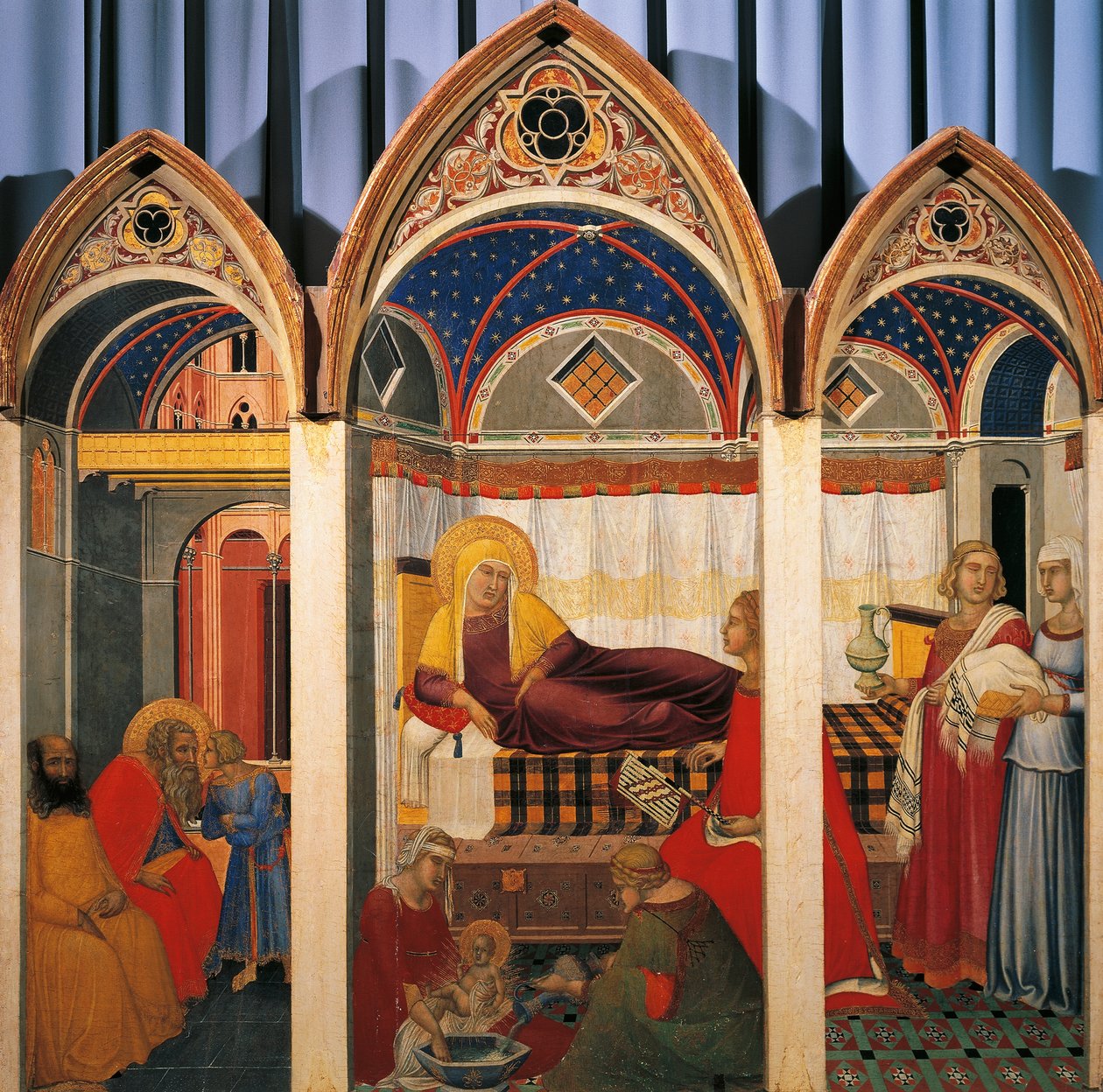 Trittico della natività della Vergine da Pietro Lorenzetti