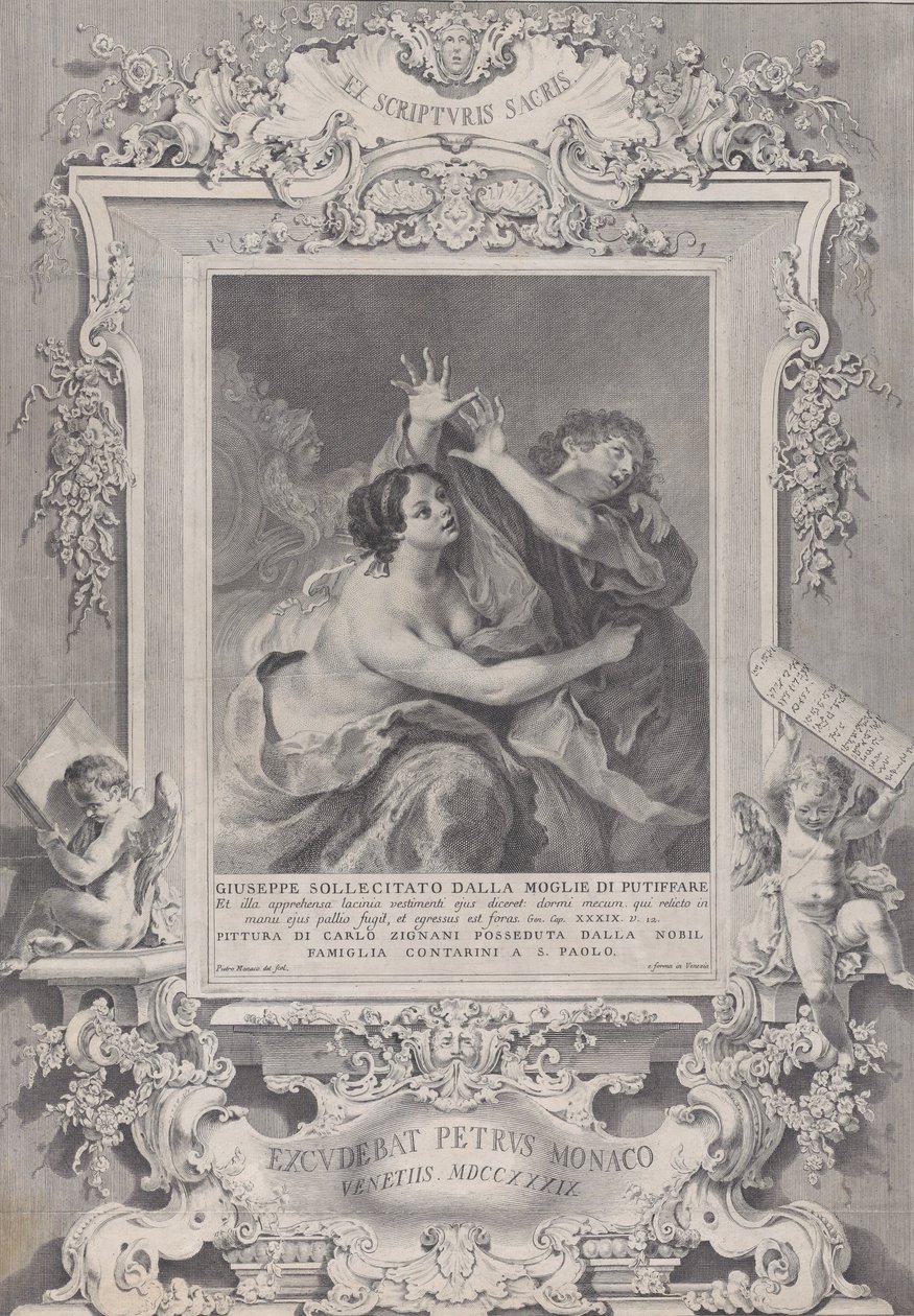Giuseppe e la moglie di Potifar, all