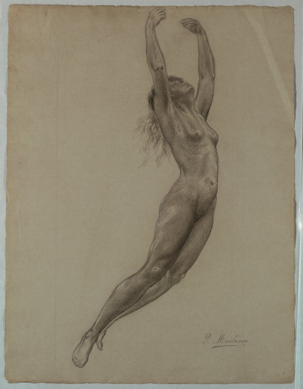 Donna nuda che salta da Pietro Montana