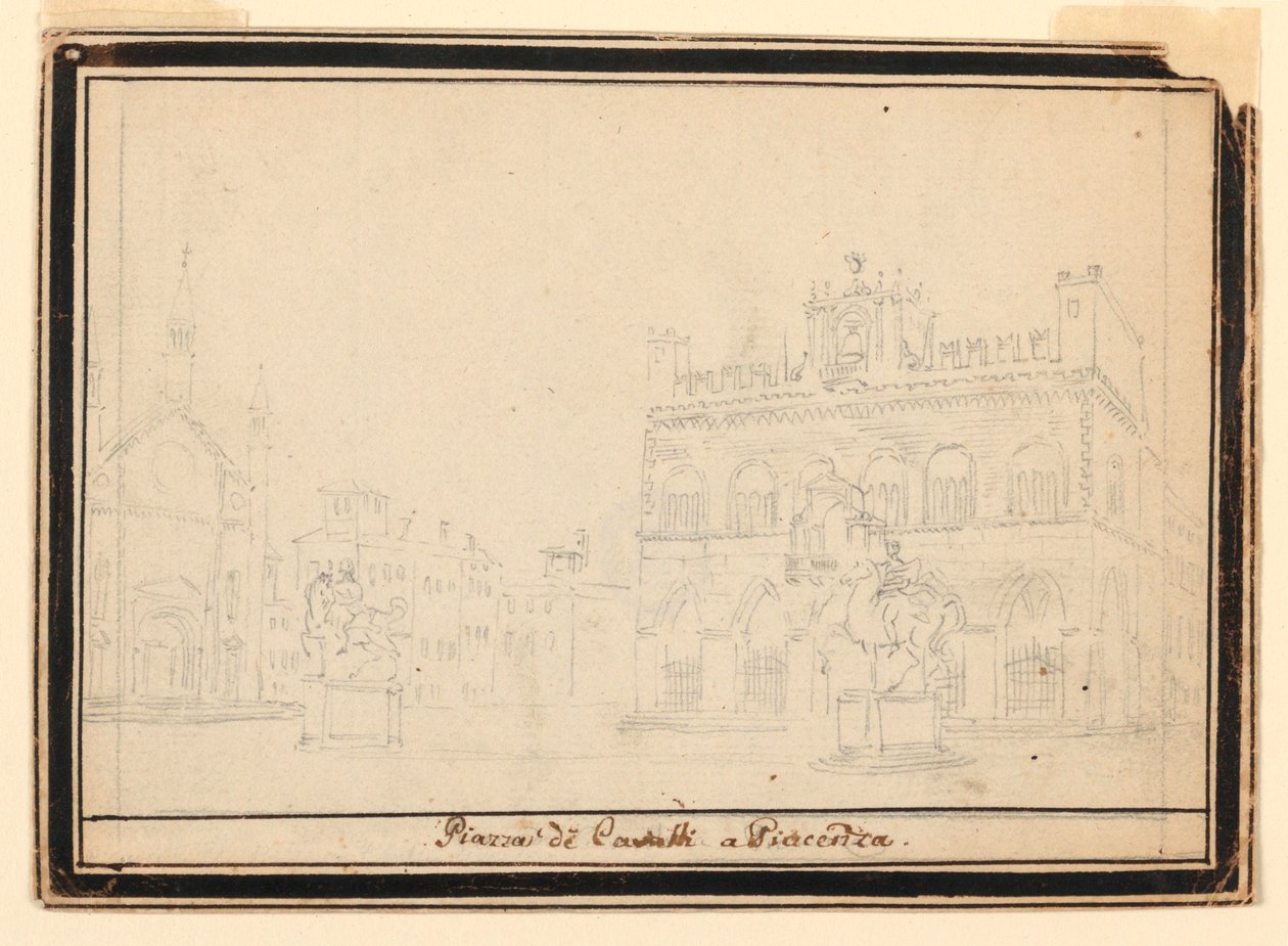 Drawing, Piazza de
