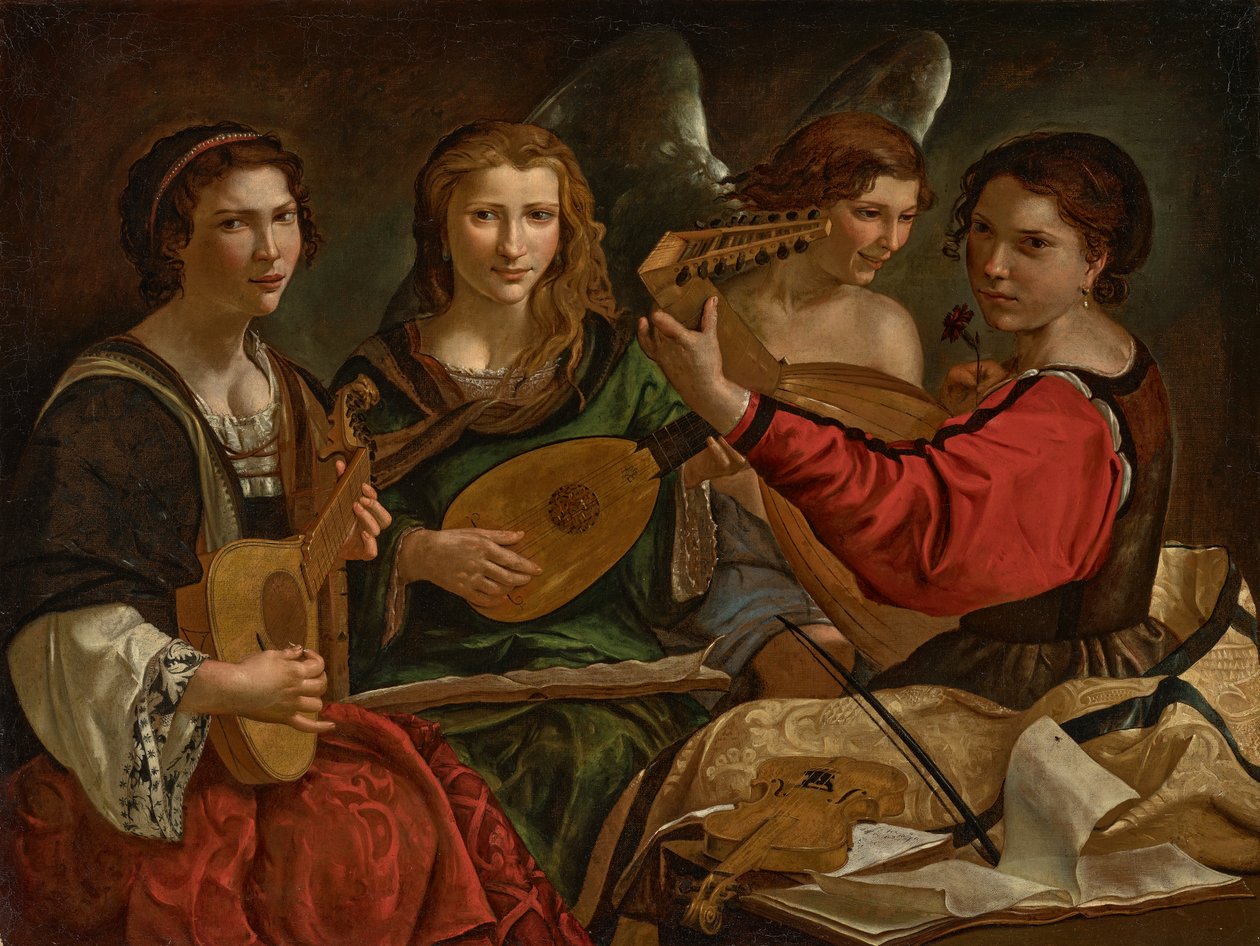 Suonatori di liuto e un angelo da Pietro Paolini