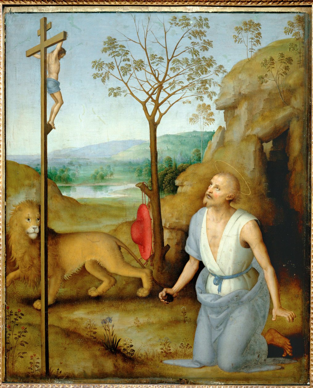 San Girolamo nel deserto (dipinto) da Pietro Perugino