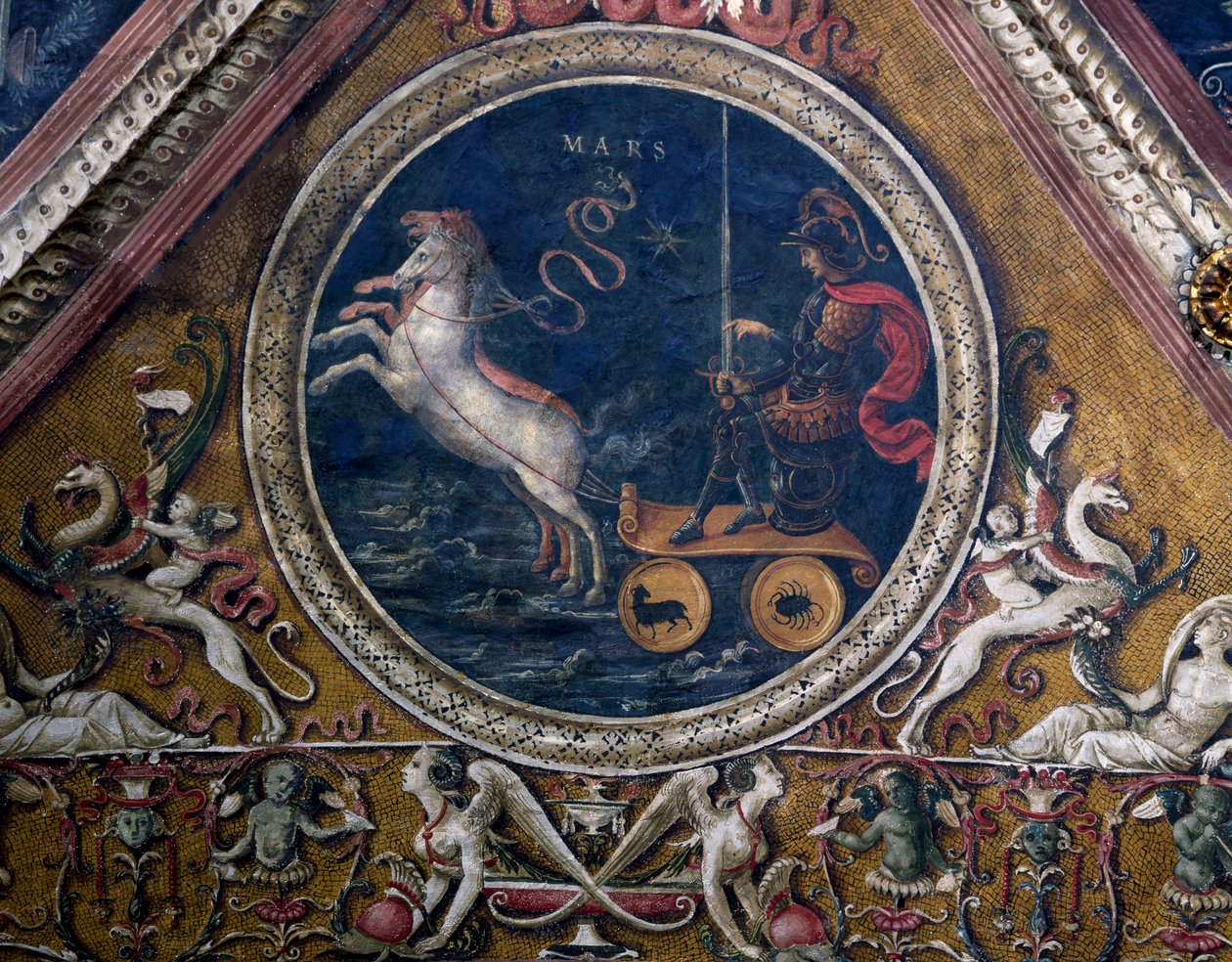 Il Carro di Marte, allegoria, (dettaglio) dall