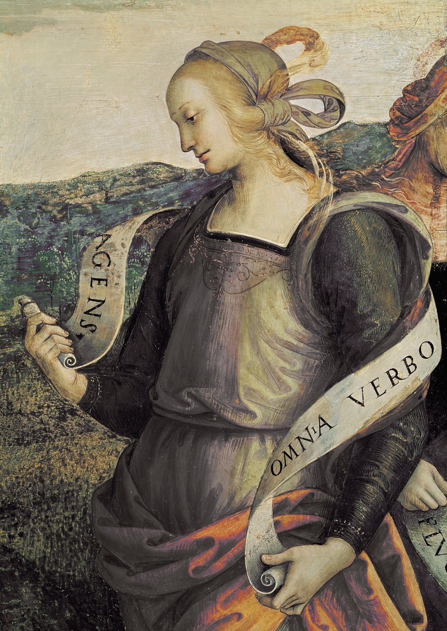 La Sibilla Eritrea (dettaglio) da Pietro Perugino