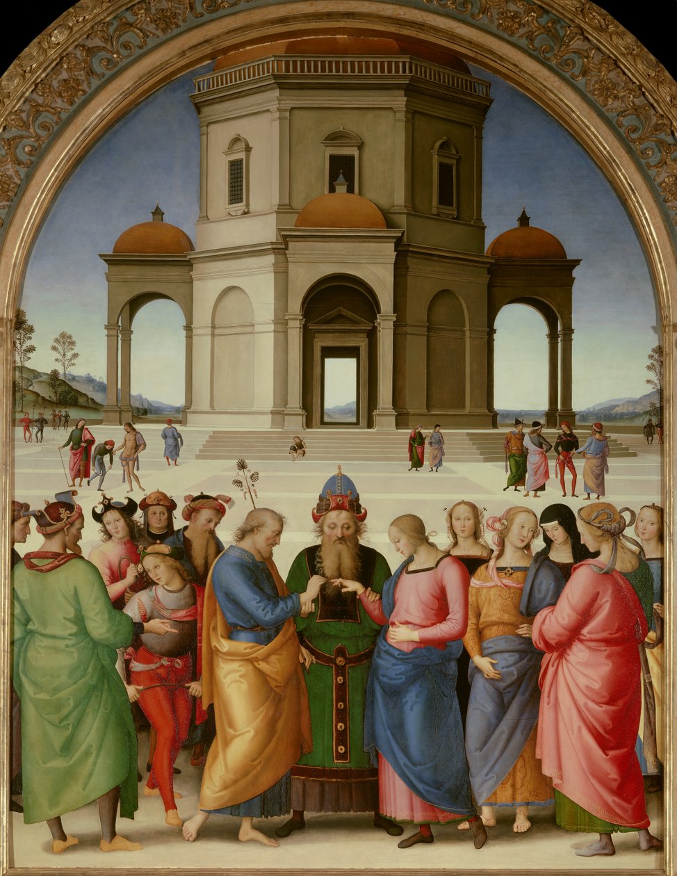 Il matrimonio della Vergine da Pietro Perugino