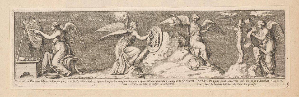 Quattro angeli da Pietro Sante Bartoli