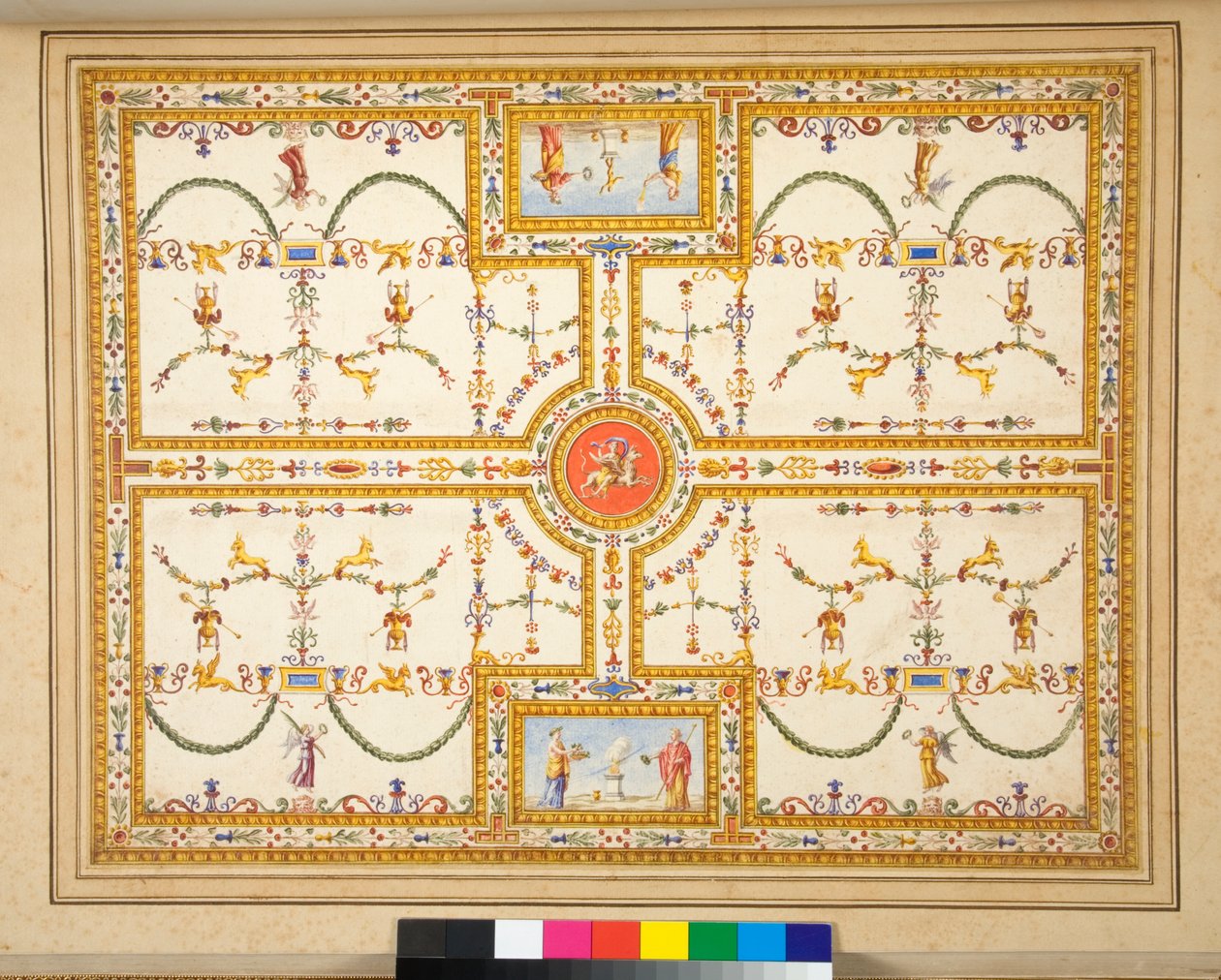 Dipinto del soffitto non identificato da Pietro Santi Bartoli
