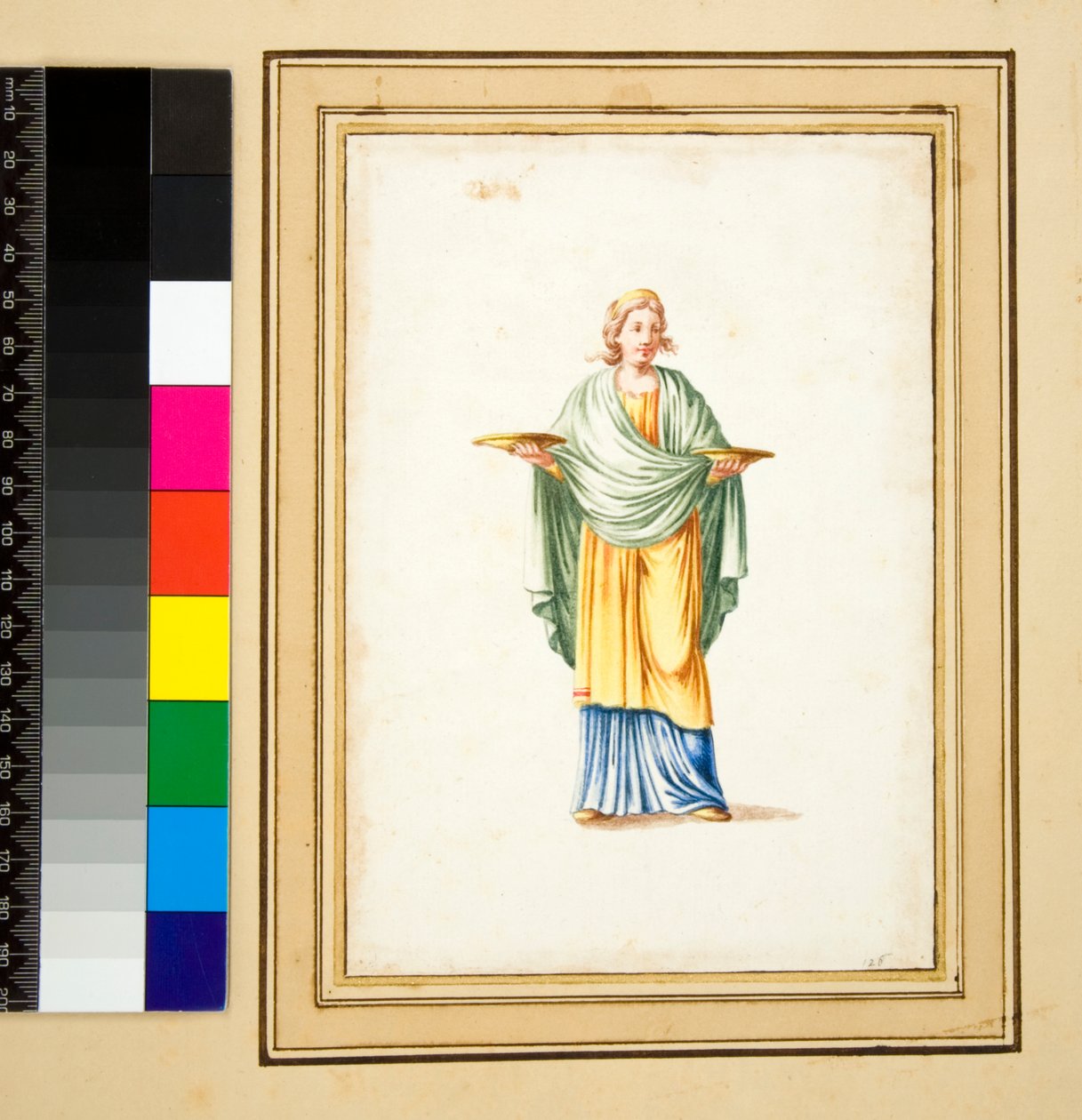 Figura femminile su piedistallo da Pietro Santi Bartoli