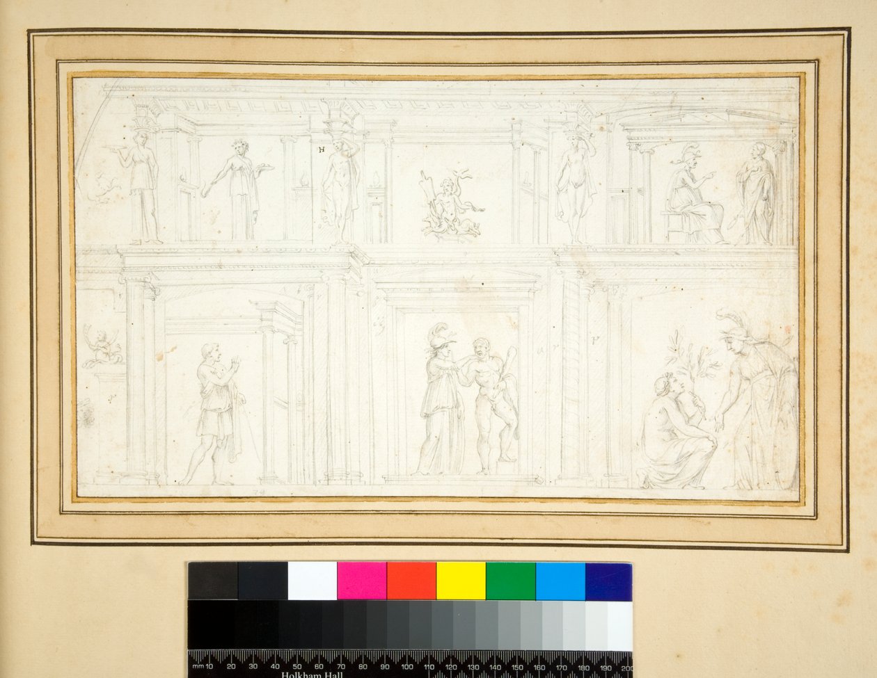 Frammento di un dipinto murale da Pietro Santi Bartoli