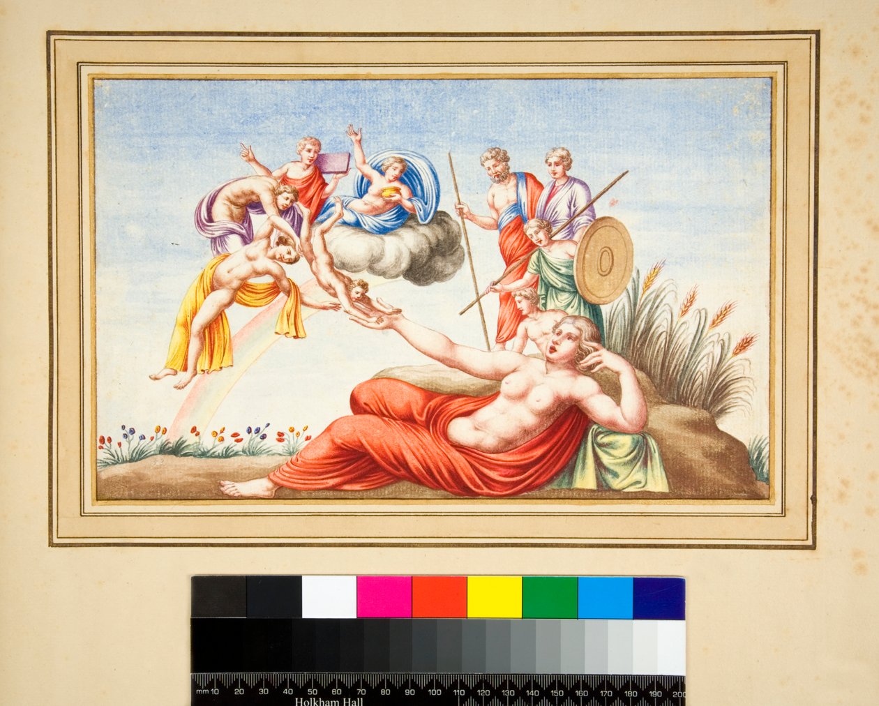 Lunetta da una tomba da Pietro Santi Bartoli