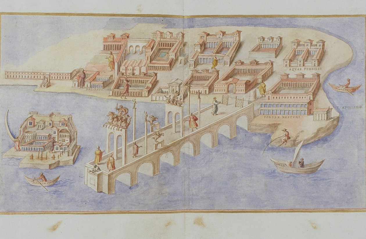 Scena del porto, 1674 da Pietro Santi Bartoli