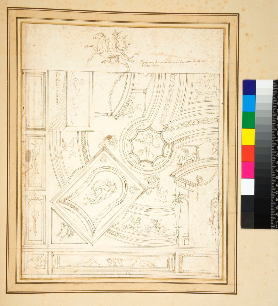 Ornamento di una stanza antica tutta di stucco di bassorilievo da Pietro Santi Bartoli