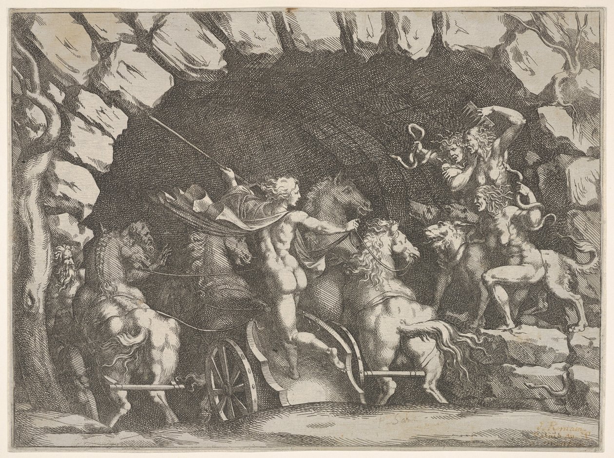 Plutone, visto da dietro, entra nell
