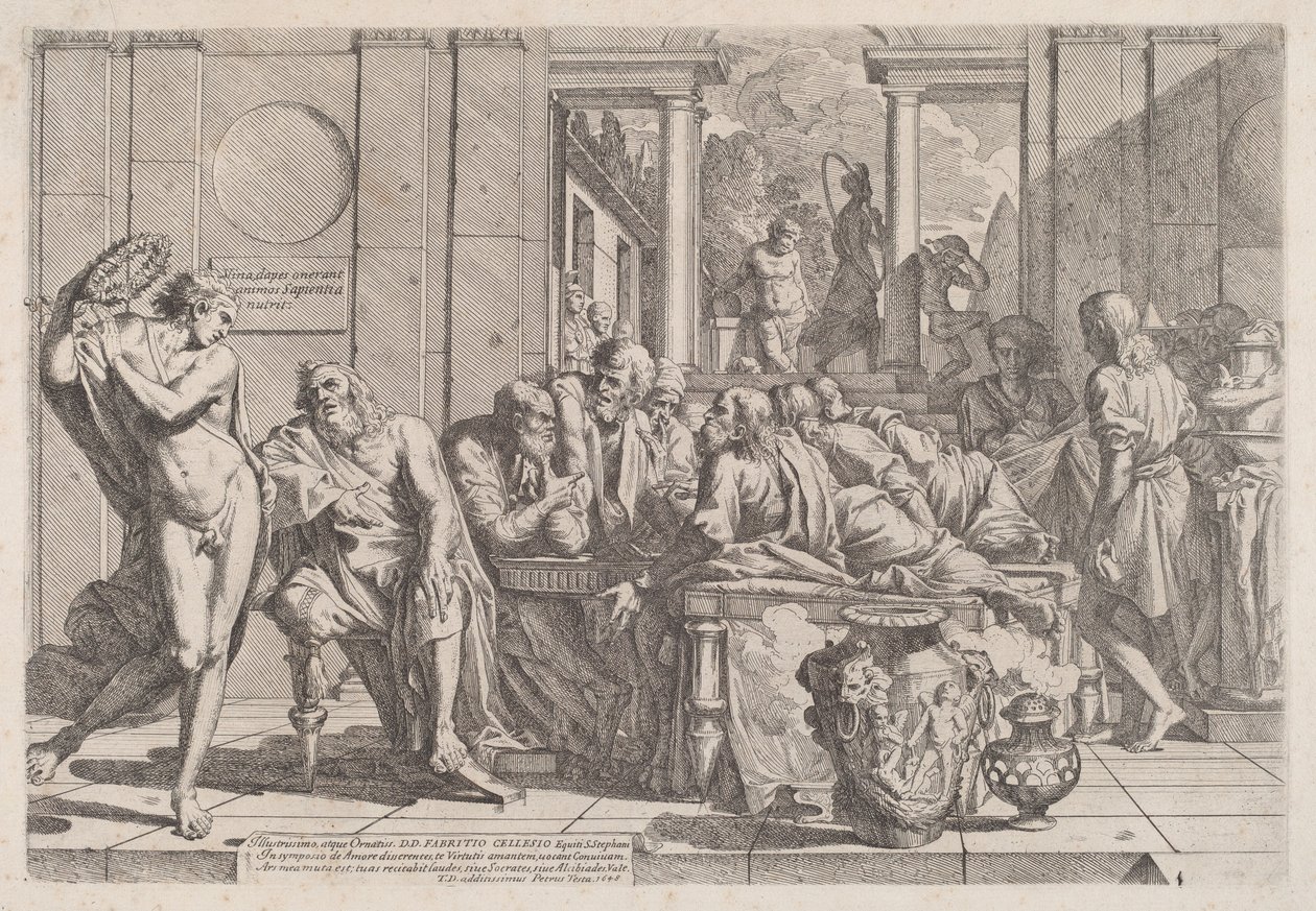 Il simposio da Pietro Testa