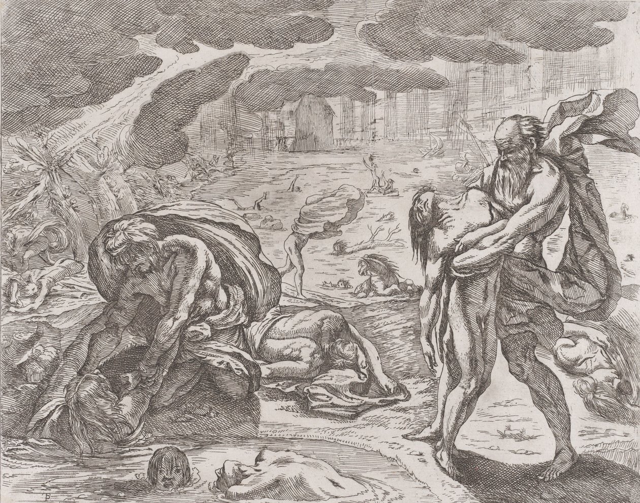 Il Diluvio, figure tirate fuori dall