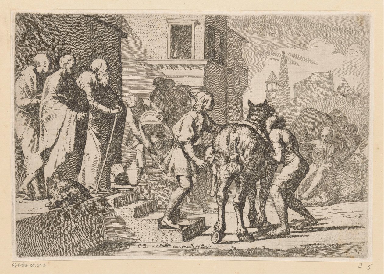 Partenza del figlio prodigo da Pietro Testa