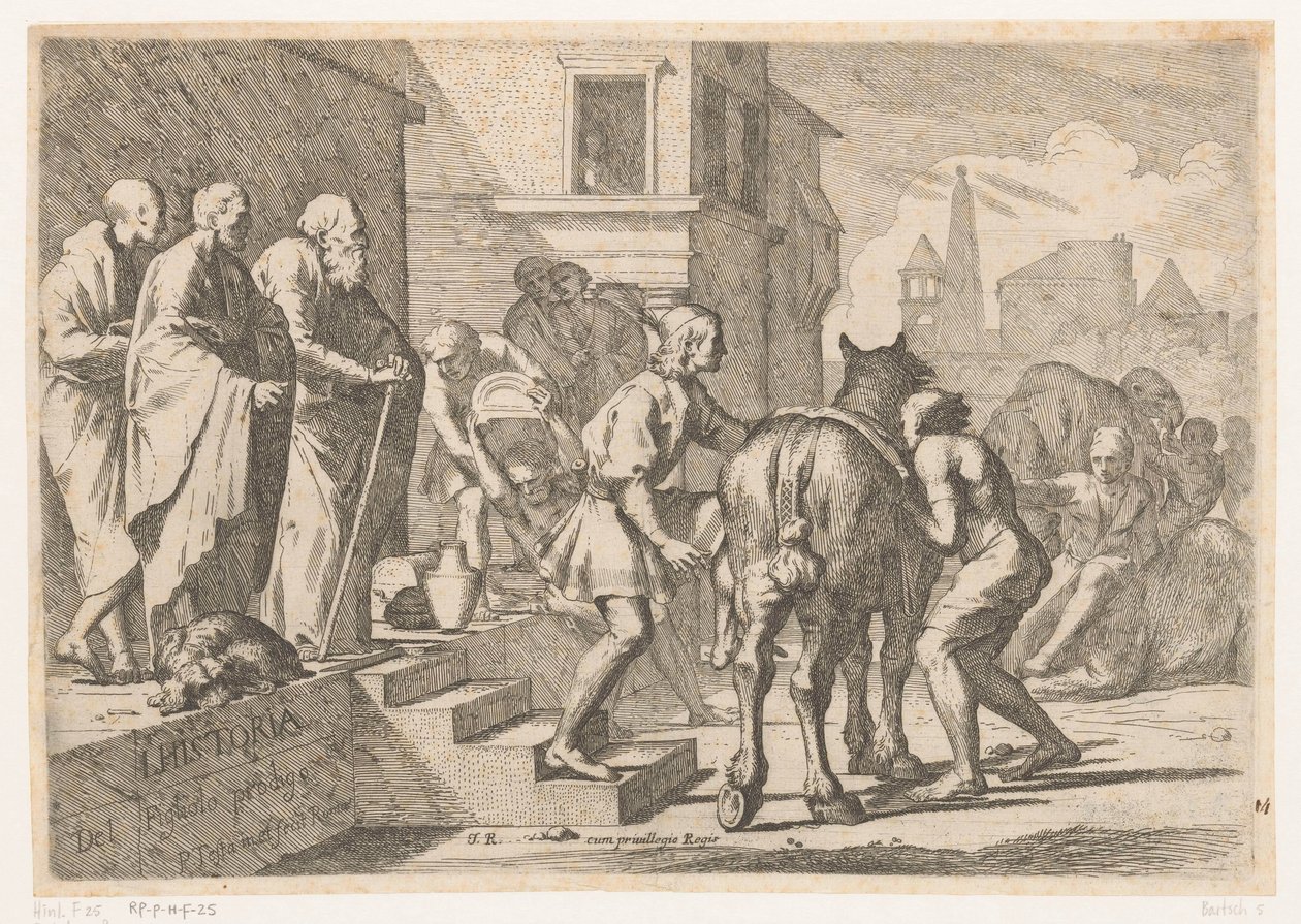 Partenza del figliol prodigo da Pietro Testa
