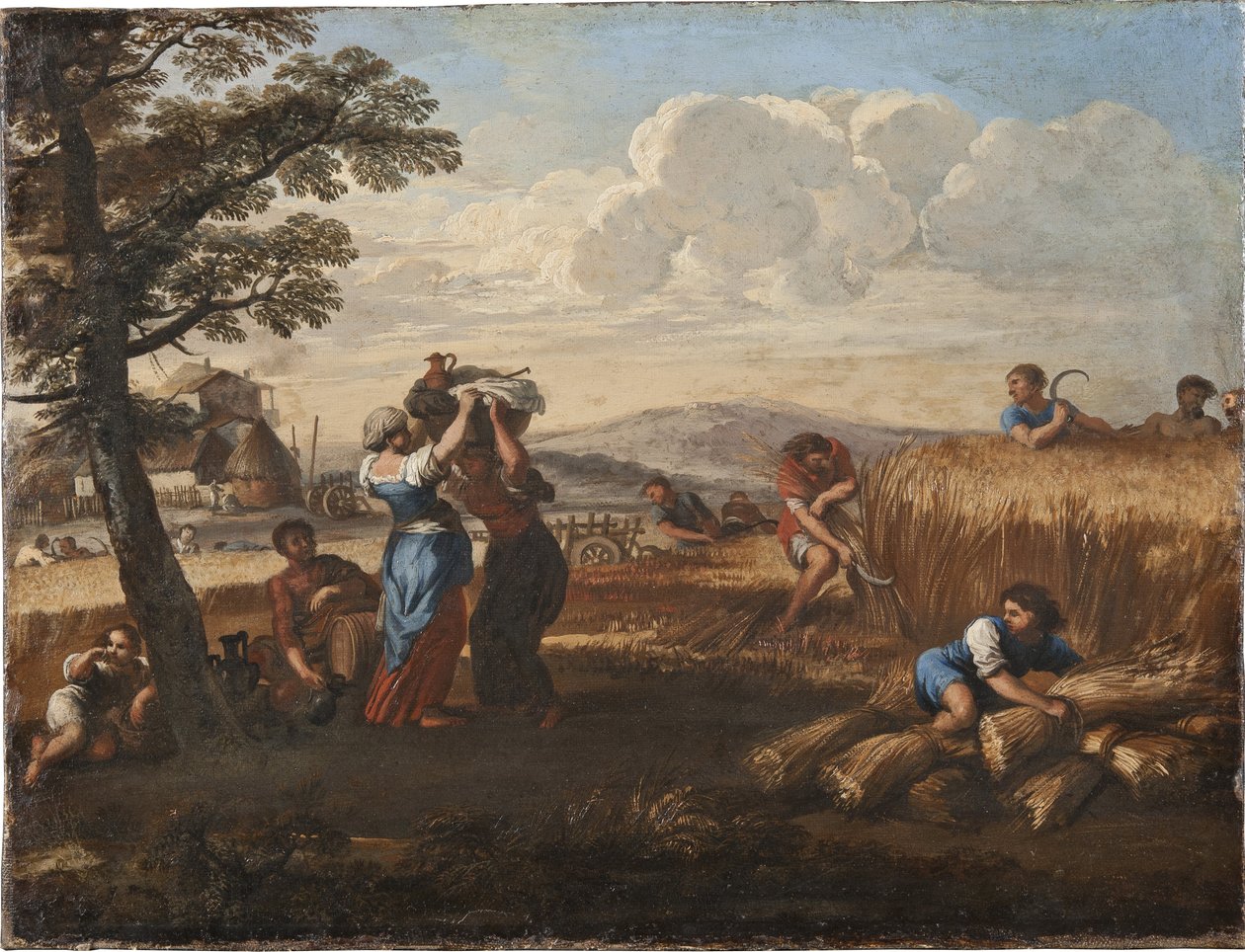 Paesaggio con mietitura da Pietro da Cortona
