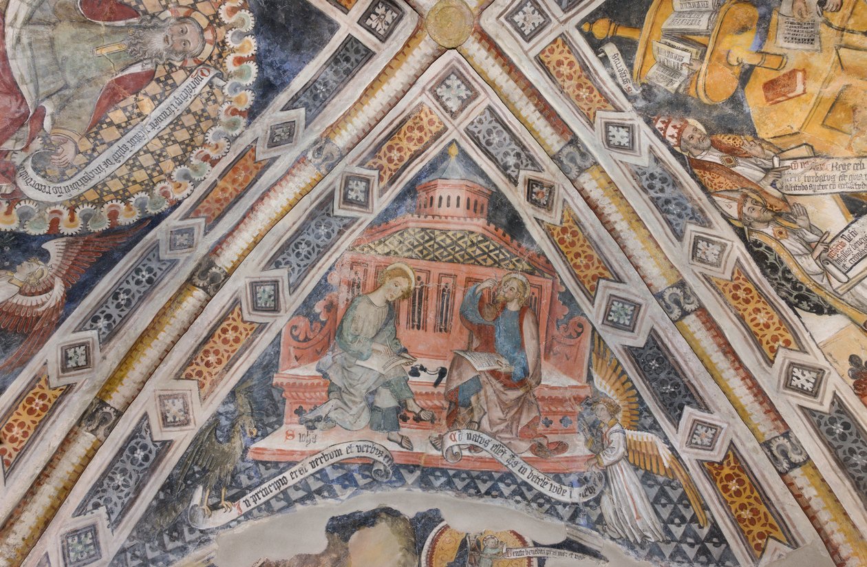Gli evangelisti San Giovanni e San Matteo da Pietro da (15th century) Saluzzo