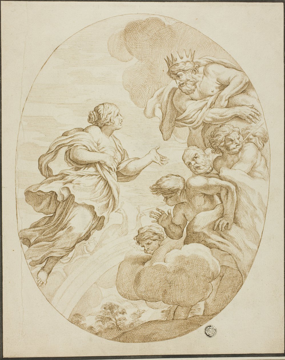 Giunone, Zeus e Eolo da Pietro da Cortona