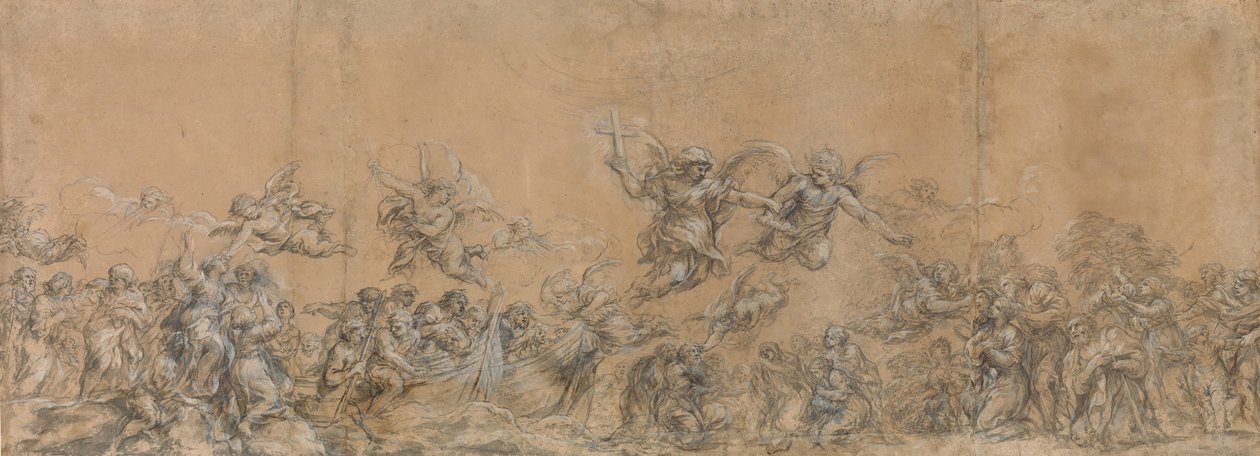 Studio per Angeli che sigillano le fronti dei figli d