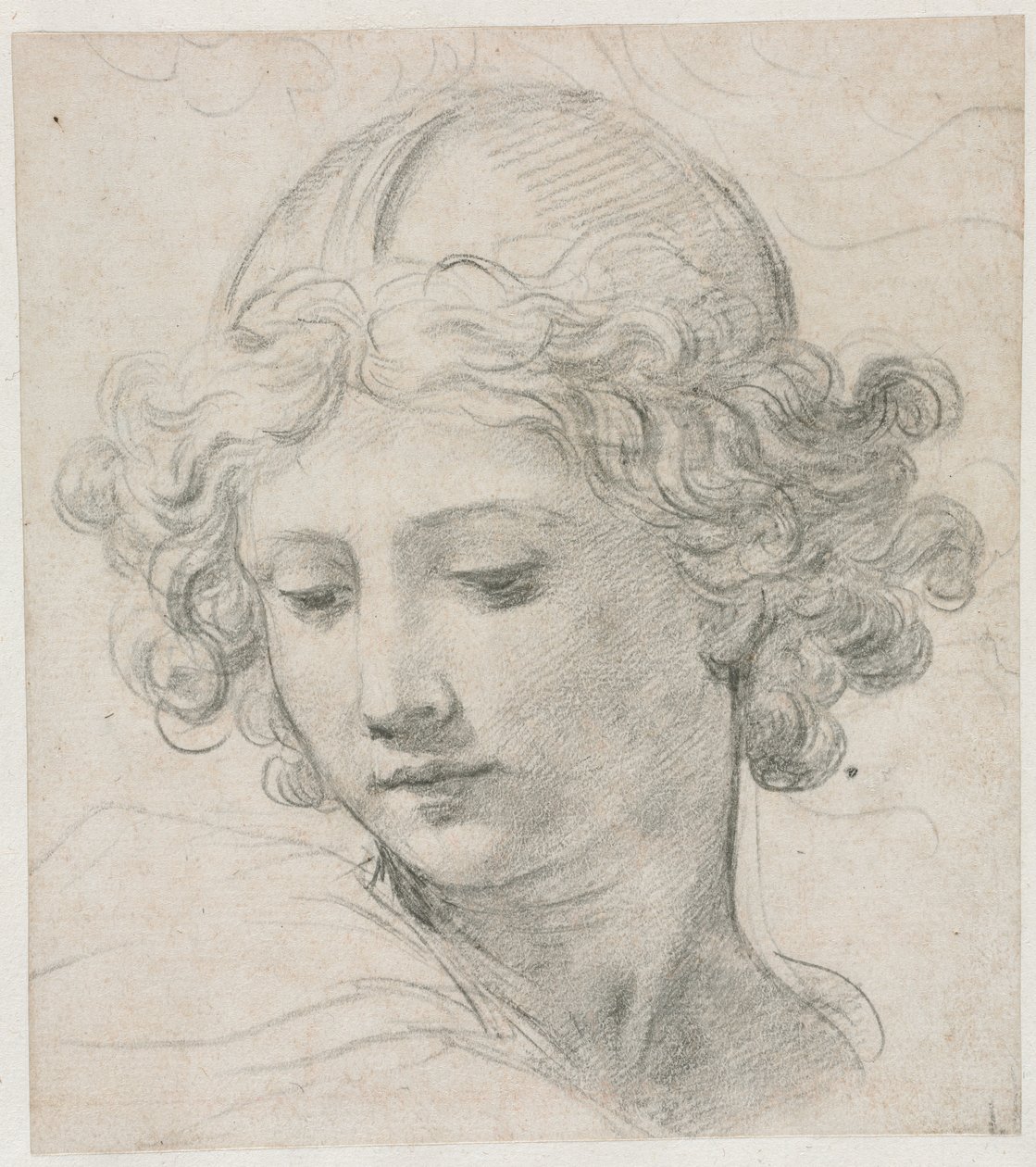 Studio per la testa di San Michele da Pietro da Cortona