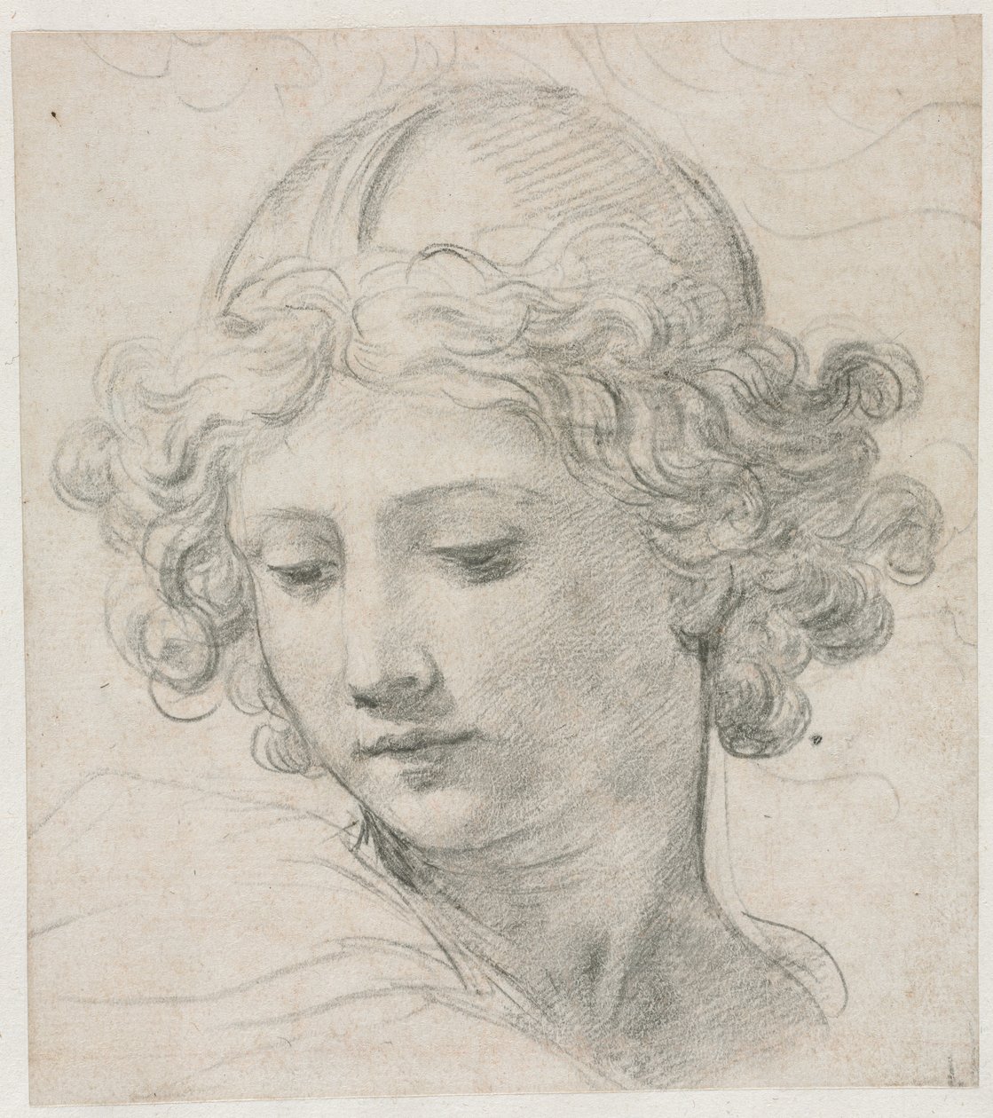 Studio per la testa di San Michele da Pietro da Cortona