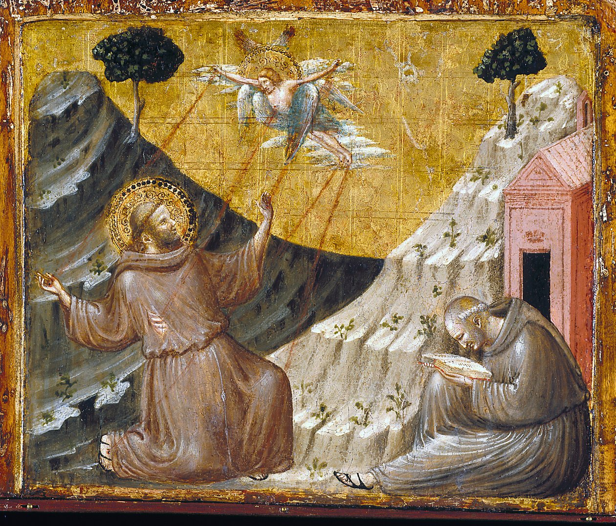 San Francesco riceve le stimmate da Pietro da Rimini