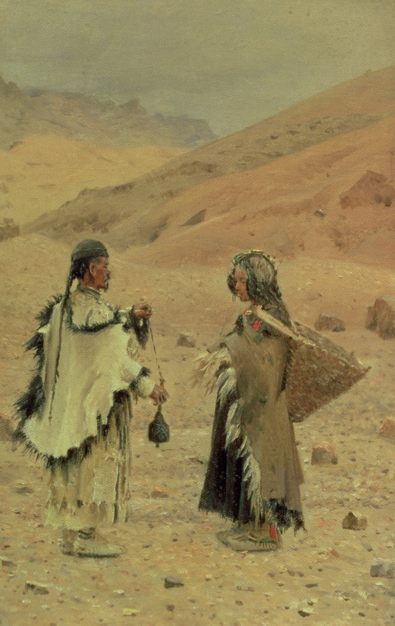 Tibetani occidentali, 1875 da Piotr Petrovitch Weretshchagin
