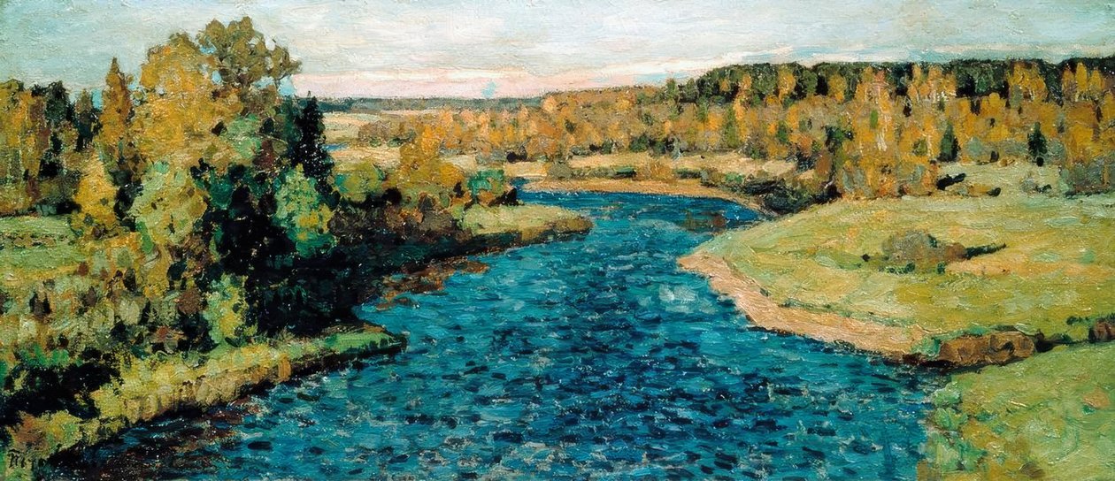 Fiume in autunno da Pjotr Iwanowitsch Petrowitschew