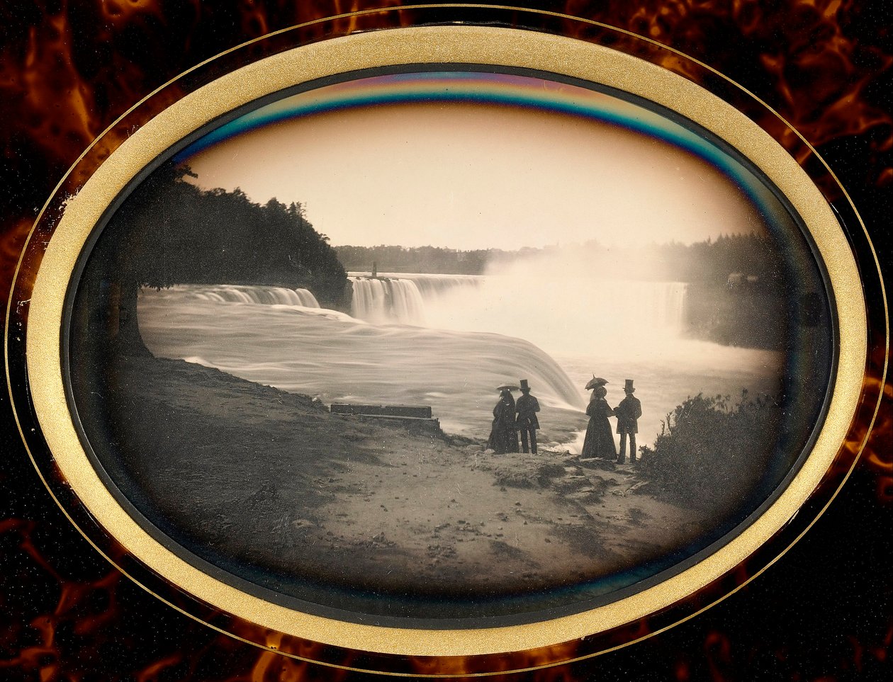 Dagherrotipo delle cascate del Niagara di Babbitt, c.1855 (dagherrotipo) da Platt D. Babbitt