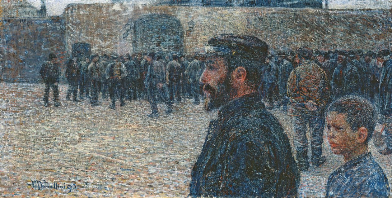 La Chiamata al Lavoro, 1893 da Plinio Nomellini