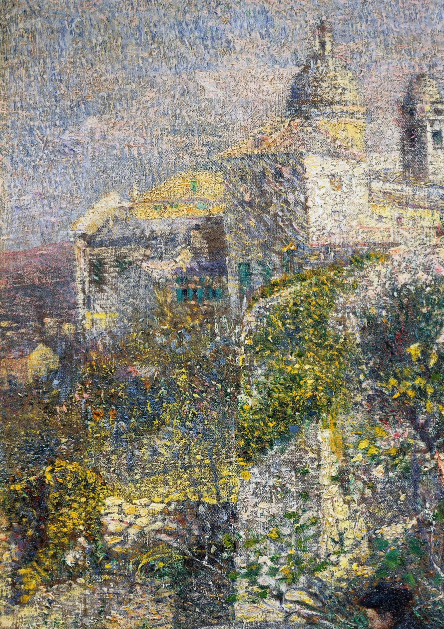 Mattina di aprile in Liguria o Ulivi in Albaro da Plinio Nomellini