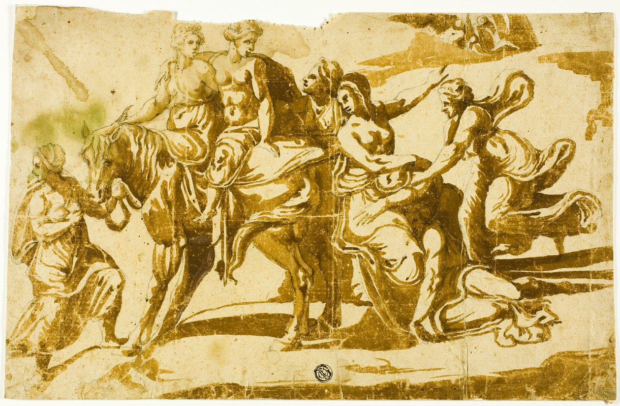 Il volo di Celia da Polidoro da Caravaggio