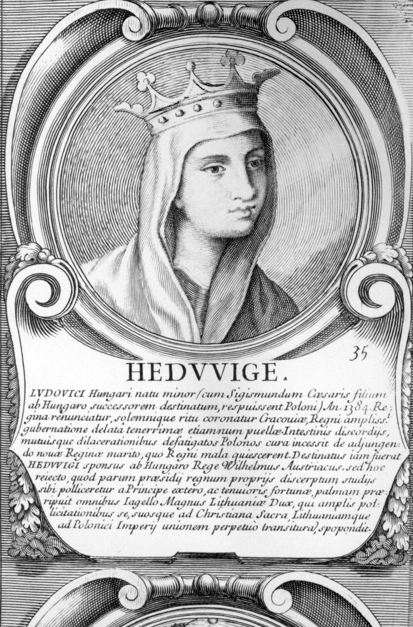 Ritratto di Santa Jadwiga da Polish School