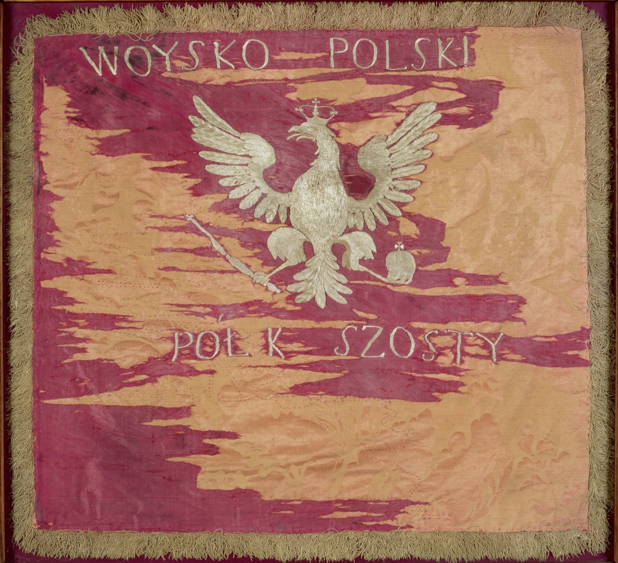 Bandiera del Sesto Reggimento di Fanteria del Ducato di Varsavia, 1807 (seta) da Polish School