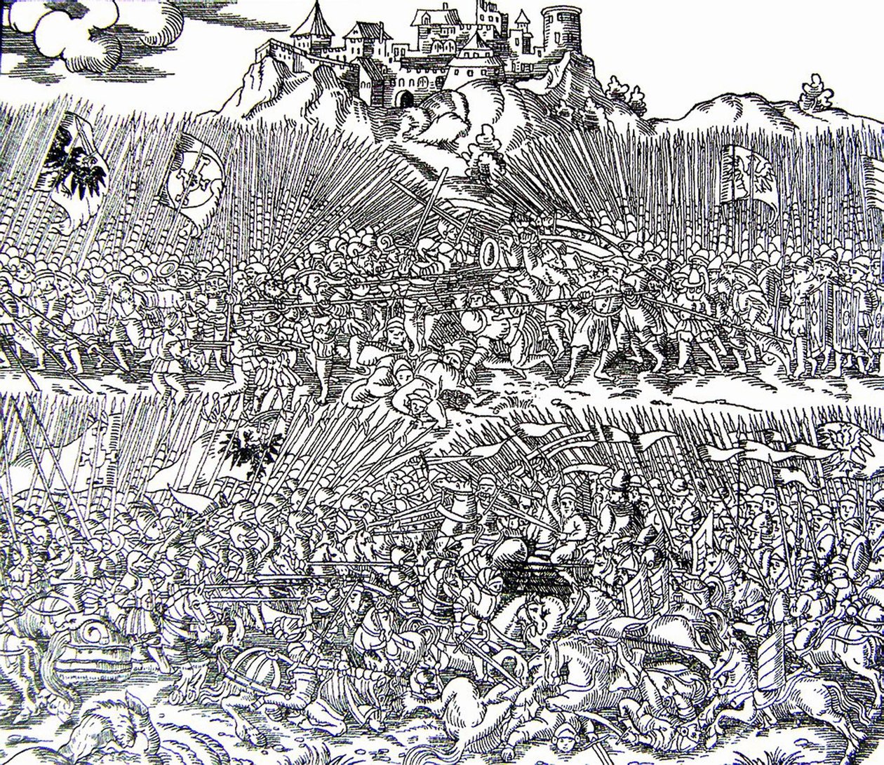 La battaglia di Grunwald da Polish School