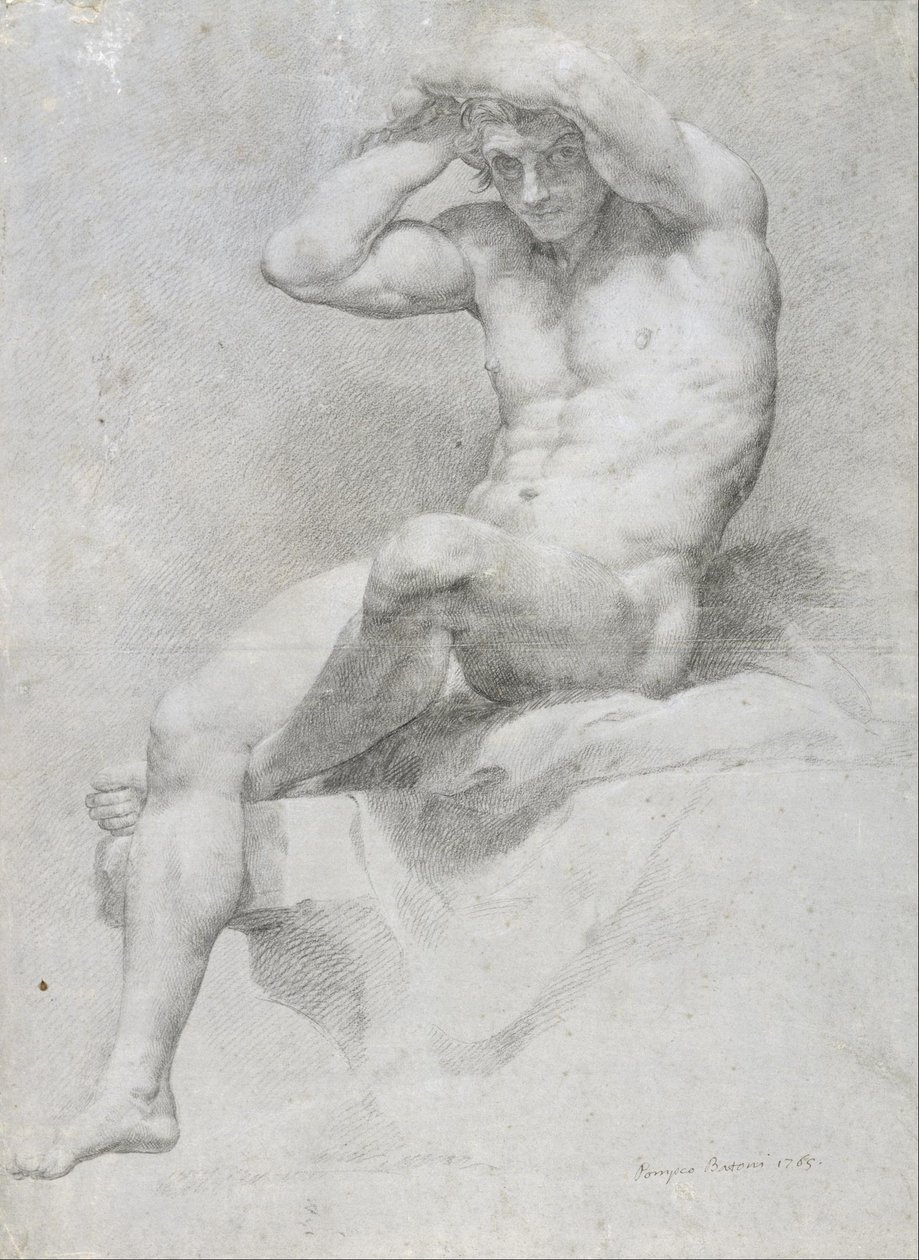 Nudo accademico da Pompeo Girolamo Batoni