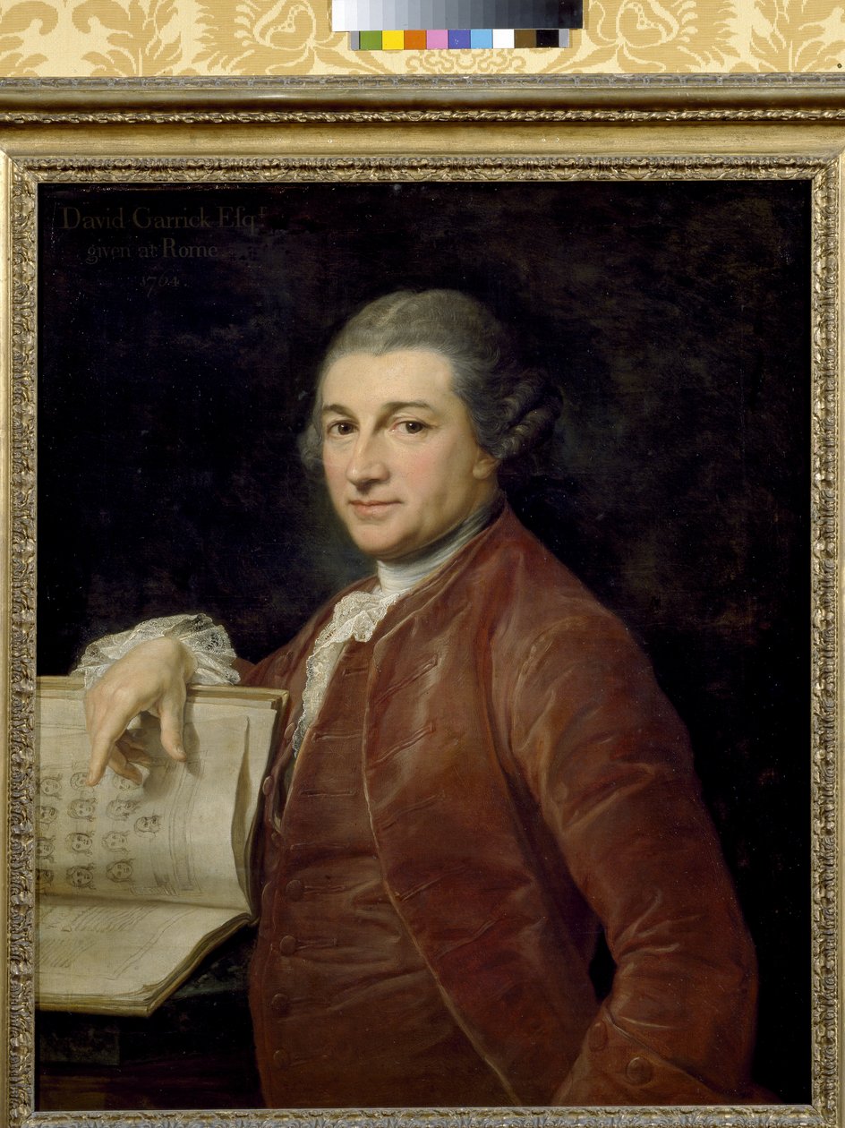 Ritratto di David Garrick, 1764 da Pompeo Girolamo Batoni