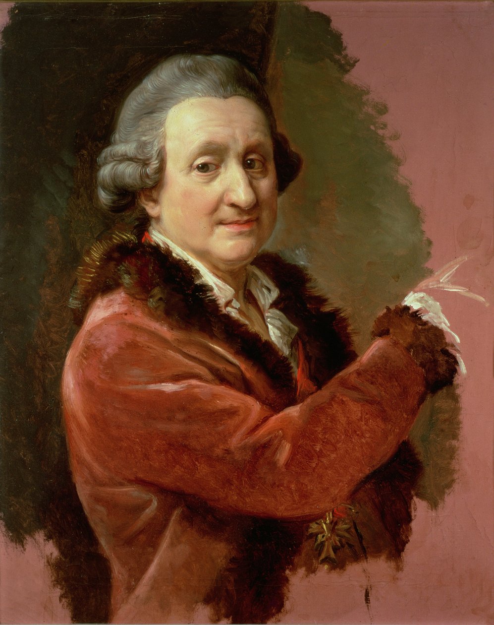 Autoritratto, 1773-87 da Pompeo Girolamo Batoni